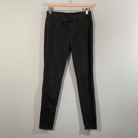 Uniqlo Women Forest Green High Rise Pull On Jeggings Size M - Picture 1 of 5